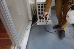 ゴキブリ駆除のプロの薬剤散布