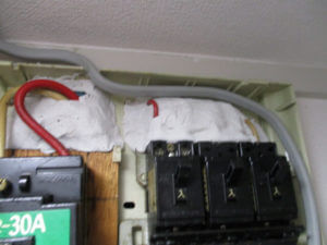 配電盤のゴキブリ侵入対策